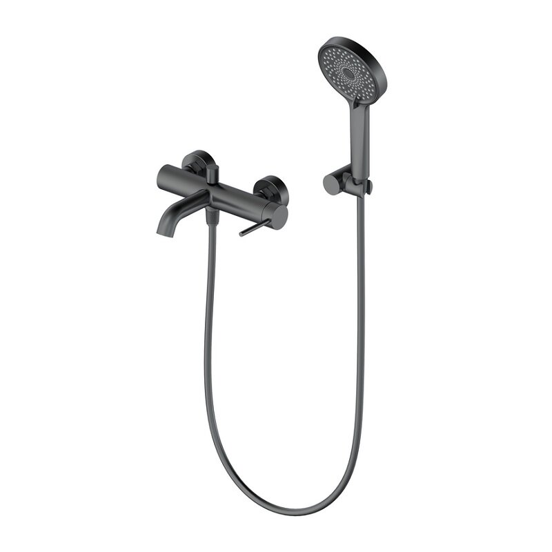 Изображение товара Смеситель для ванны и душа Oliveeka Y OL-639017-BGM с душевым гарнитуром и матовой поверхностью