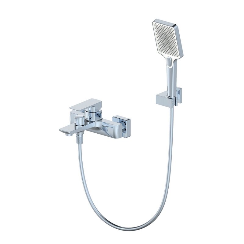 Изображение товара Смеситель для ванны и душа Oliveeka D OL-639003A-CR, с душевым гарнитуром, хром