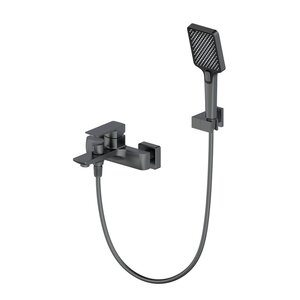 Изображение товара Смеситель для ванны и душа Oliveeka D OL-639003A-BGM, с душевым гарнитуром, матовый оружейный металл