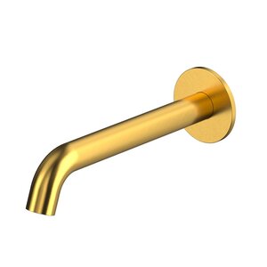 Изображение товара Излив для ванны Whitecross Y brushed gold Y1202GLB, 22 см, цвет золото брашированное PVD