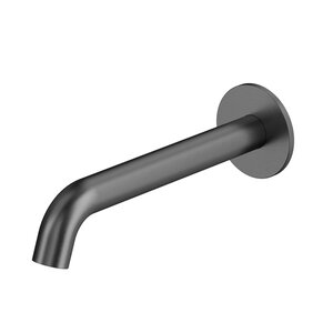 Изображение товара Излив для ванны Whitecross Y gunmetal Y1202GM, 22 см, цвет оружейная сталь PVD