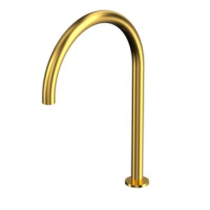 Изображение товара Излив Whitecross Y brushed gold Y1203GLB, отдельностоящий, цвет золото брашированное PVD