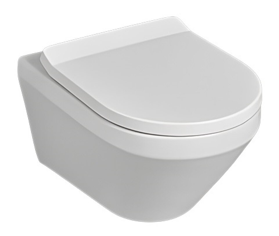 Изображение товара Подвесной унитаз Villeroy & Boch Architectura 4616CВ01, безободковый, сиденье микролифт, альпийский белый