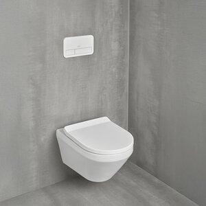 Изображение товара Подвесной унитаз Villeroy & Boch Architectura 4616CВ01, безободковый, сиденье микролифт, альпийский белый
