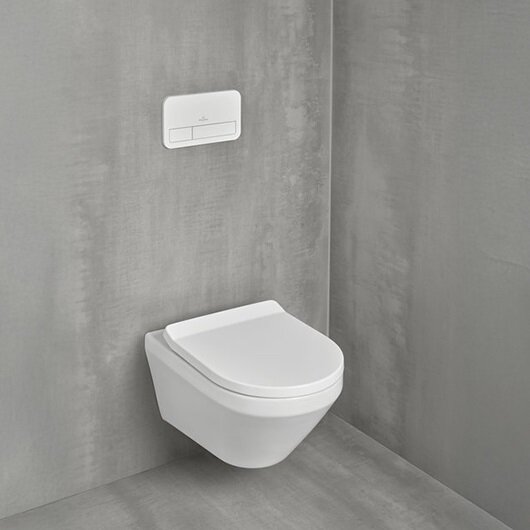 Изображение товара Подвесной унитаз Villeroy & Boch Architectura 4616CB01, безободковый, сиденье микролифт, альпийский белый