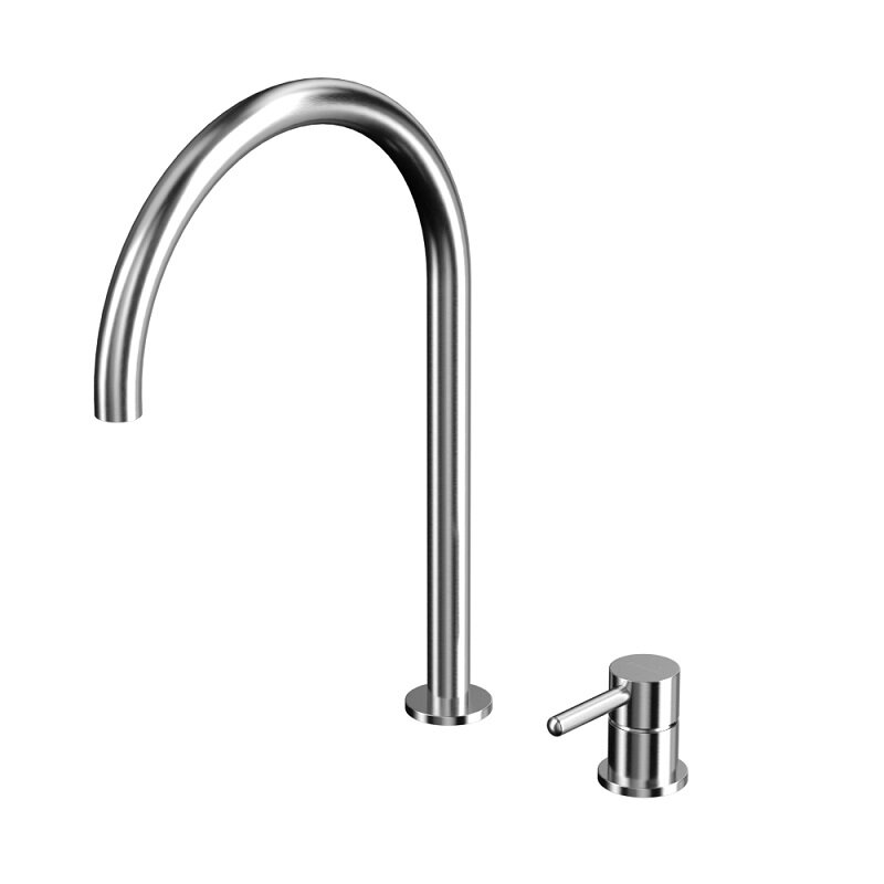 Изображение товара Смеситель для раковины Whitecross Y brushed nickel Y1218NIB, с выносным управлением, цвет брашированный никель PVD