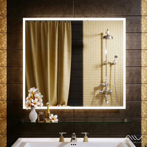 Изображение товара Зеркало с подсветкой Alavann Bella-35 90 см LED инфракрасный выключатель белое