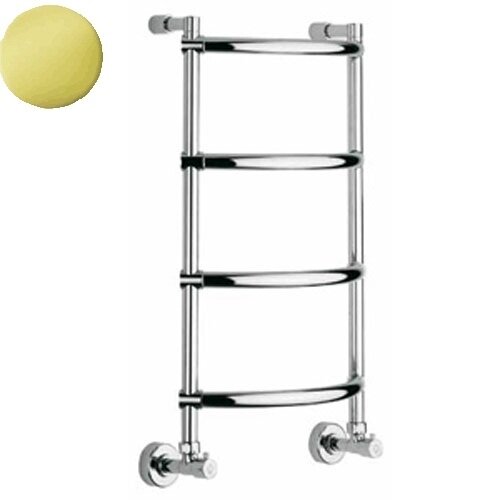 Изображение товара Водяной полотенцесушитель Margaroli Luna 72x43.5 см золото для ванной