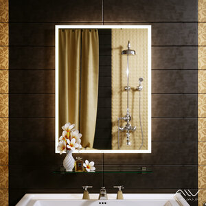 Изображение товара Зеркало с LED подсветкой и инфракрасным выключателем Bella 35 60 см белое