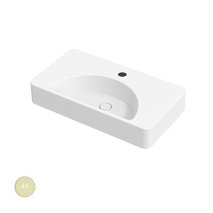 Изображение товара Раковина Alice Lunaris, 47581446, 80 см, фарфор, цвет имбирь матовый