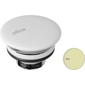 Изображение товара Донный клапан для раковины Alice PIL00646, керамический, неперекрываемый, цвет имбирь матовый