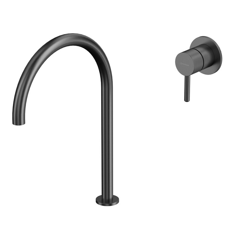 Изображение товара Современный смеситель для раковины Whitecross Y gunmetal Y1219GM с выносным управлением