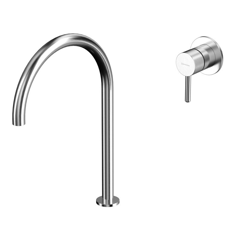Изображение товара Смеситель для раковины Whitecross Y Brushed Nickel Y1219NIB с выносным управлением