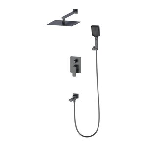 Изображение товара Душевая система Oliveeka D OL-939003-BGM матовая вороненая сталь российский монтаж