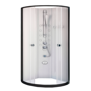 Изображение товара Душевая кабина Радомир Паола 1-00-6-0-0-0581, 103 х 103 см, стекло матовое, профиль черный