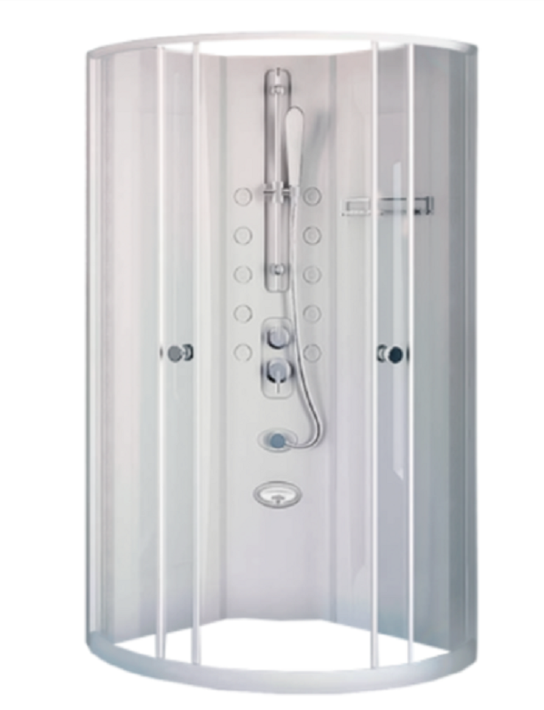 Изображение товара Душевая кабина Радомир Паола 103x103 см раздвижные двери стильное решение