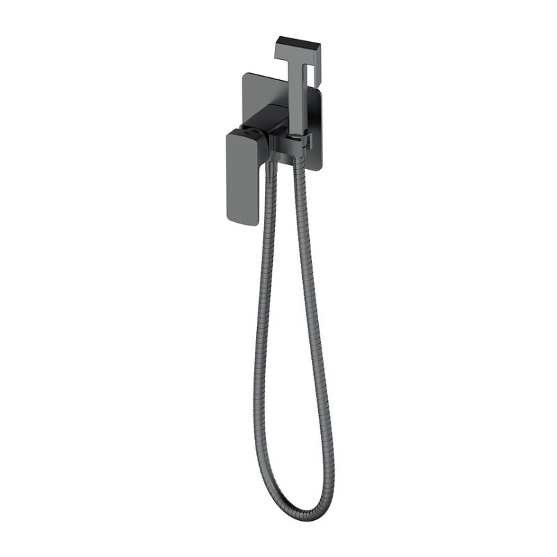 Изображение товара Гигиенический душ Oliveeka D-Line OL-829003-BGM с матовым оружейным металлом