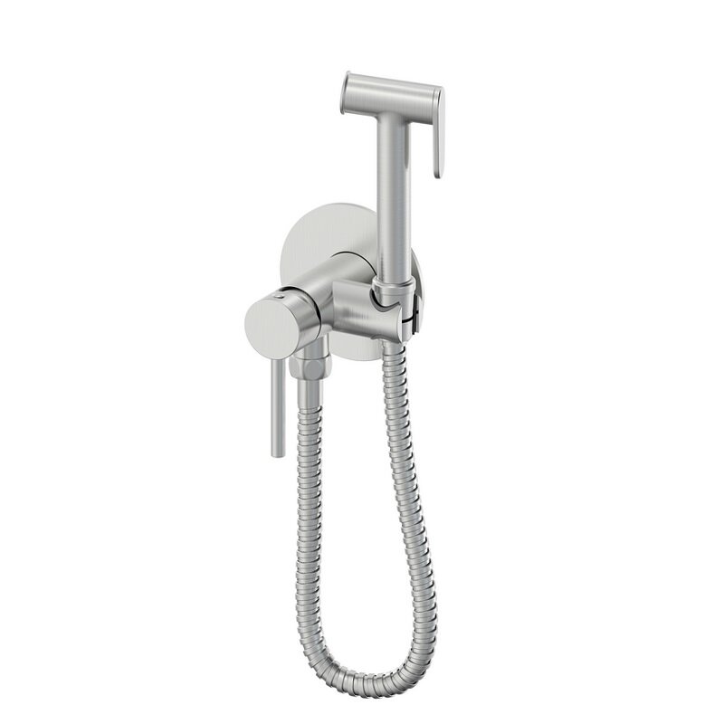 Изображение товара Гигиенический душ Oliveeka YOL-829902-BN с смесителем никель матовый