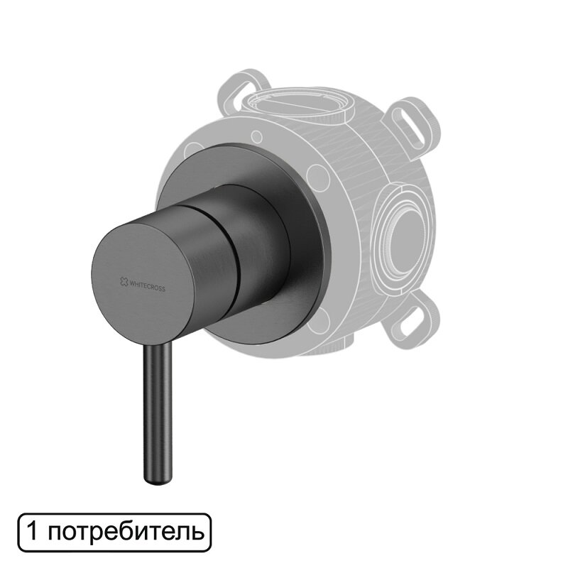 Изображение товара Смеситель для раковины Whitecross Y gunmetal Y1241GM PVD