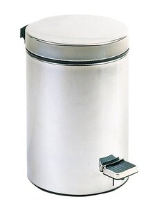 Изображение товара Корзина для мусора 3 л с педалью из нержавеющей стали сатин