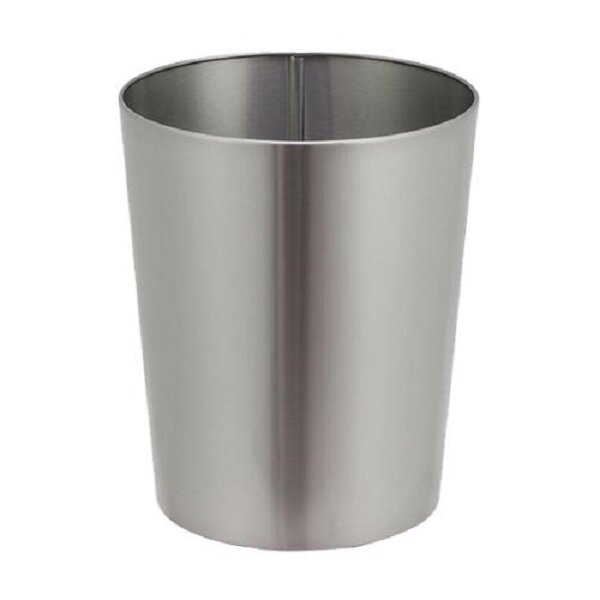 Изображение товара Корзина для мусора Nofer 14097.S 6 л нержавеющая сталь сатин открытая напольная