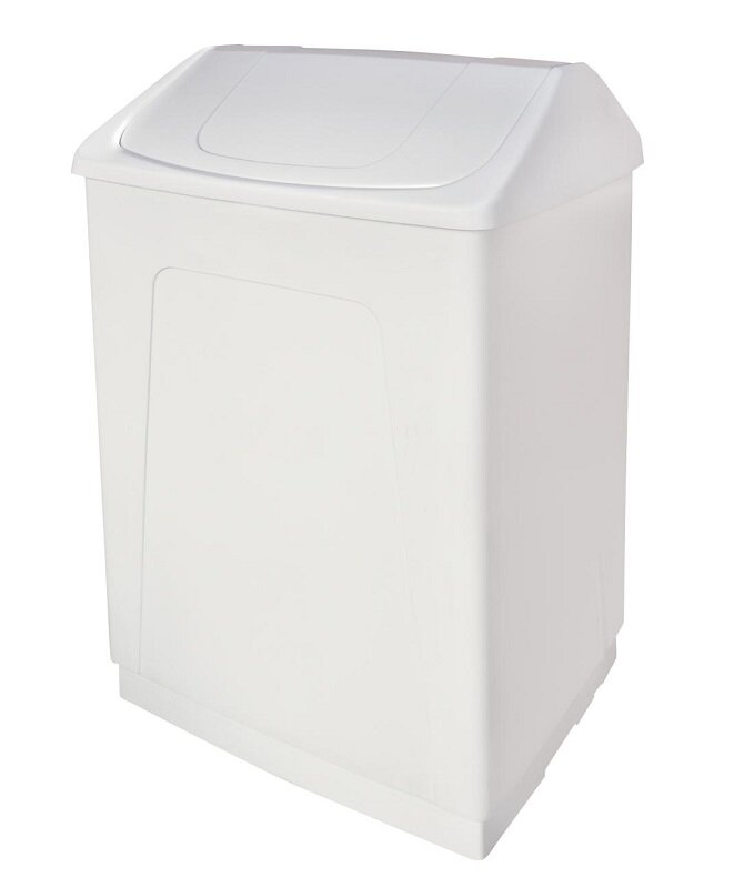 Изображение товара Корзина для мусора Nofer 140927W 55 л белая для дома офиса