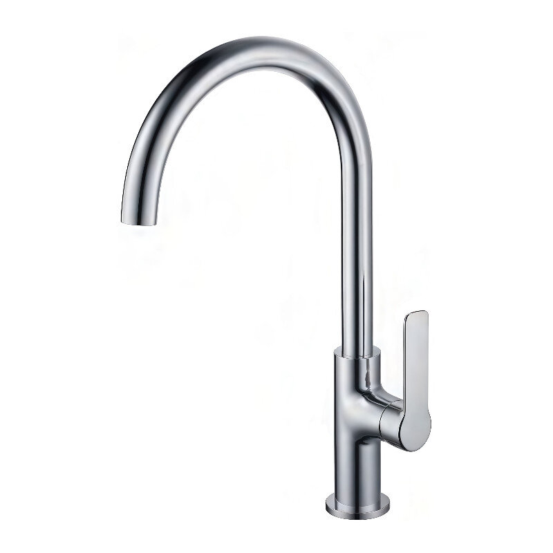 Изображение товара Смеситель для кухонной мойки Maretti Aria AR31RZZ845, хром, изогнутый излив