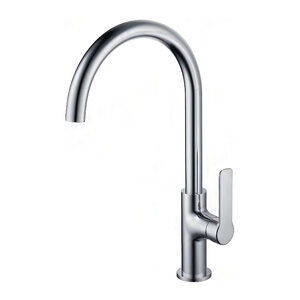 Изображение товара Смеситель для кухонной мойки Maretti Aria AR31RZZ845, хром, изогнутый излив