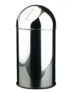 Изображение товара Корзина для мусора Nofer 14116.2.B, 35 л, хром