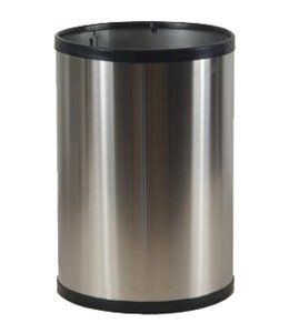 Изображение товара Корзина для мусора Nofer 14096.2.S 12 л из нержавеющей стали сатинова под монтаж на пол