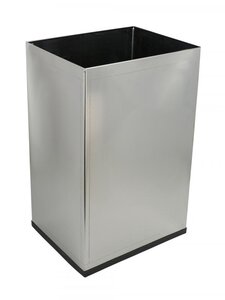 Изображение товара Корзина для мусора Nofer 14075.40.SC.B, 40 л, хром