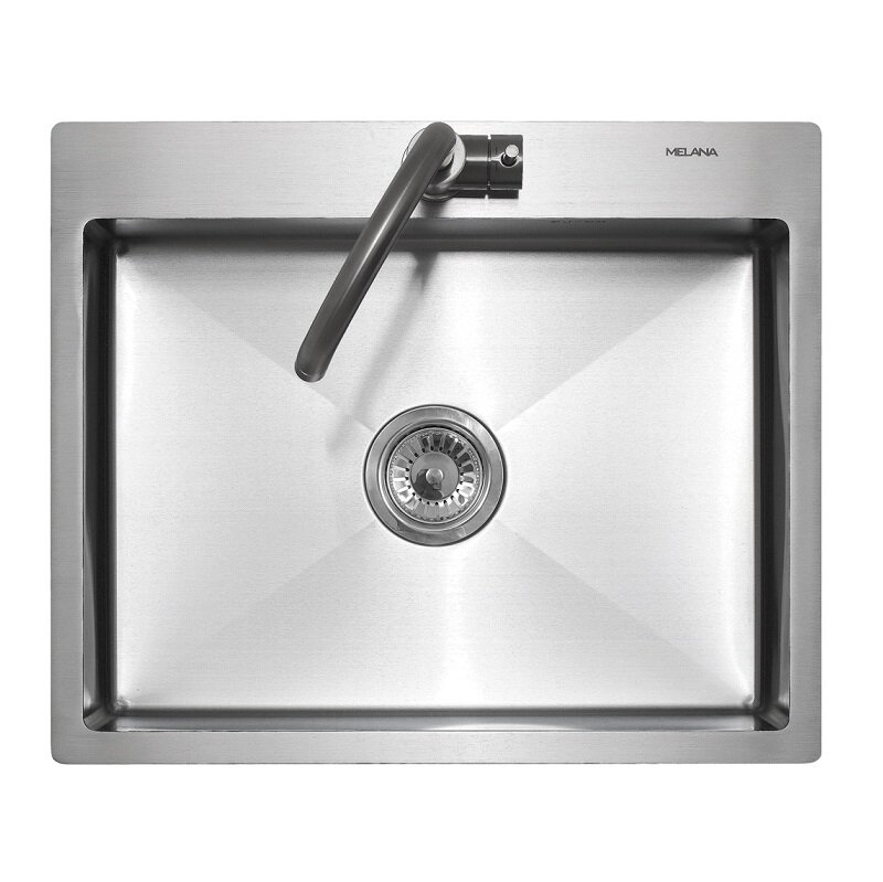 Изображение товара Кухонная мойка Melana ProfLine NR6050H из нержавеющей стали 60 см, сатин