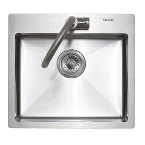 Изображение товара Мойка кухонная Melana ProfLine MLN-R48544H 3,0/200, 48,5 см, нержавеющая сталь, сатин