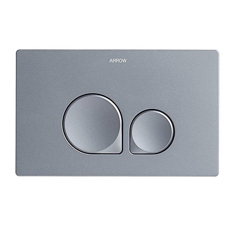 Изображение товара Клавиша смыва Arrow AHM051G механическая серый цвет для унитаза
