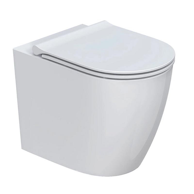 Изображение товара Приставной унитаз Arrow AHB2333H безободковый белый с гарантией 25 лет