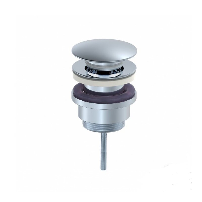 Изображение товара Донный клапан Oliveeka OL-SS07-CR хром универсальный с клик-клак