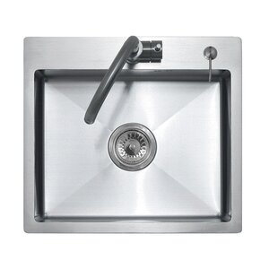 Изображение товара Кухонная мойка Melana ProfLine MLN-R5045H из нержавеющей стали 50 см с дозатором