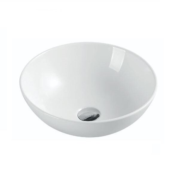 Изображение товара Раковина Nofer Spin 40 23540 40 см накладная фарфор белая современная