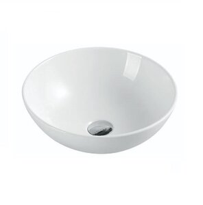 Изображение товара Раковина Nofer Spin 40 23540, 40 см, накладная, фарфор, белый