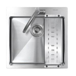 Изображение товара Кухонная мойка Melana ProfLine MLN-R5050H с коландером 50 см из нержавеющей стали уголковая