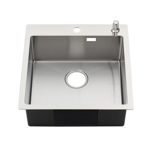 Изображение товара Мойка кухонная Melana ProfLine MLN-R5050HK+дозатор 3,0/200, 50 см, нержавеющая сталь, сатин