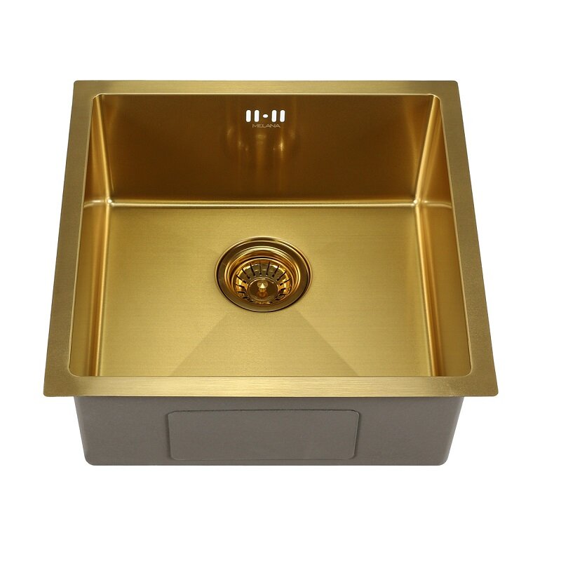 Изображение товара Кухонная мойка Melana ProfLine 1,2/200 D4645HG золото 46 см из нержавеющей стали Изображение товара Кухонная мойка Melana ProfLine 1,2/200 D4645HG золото 46 см из нержавеющей стали