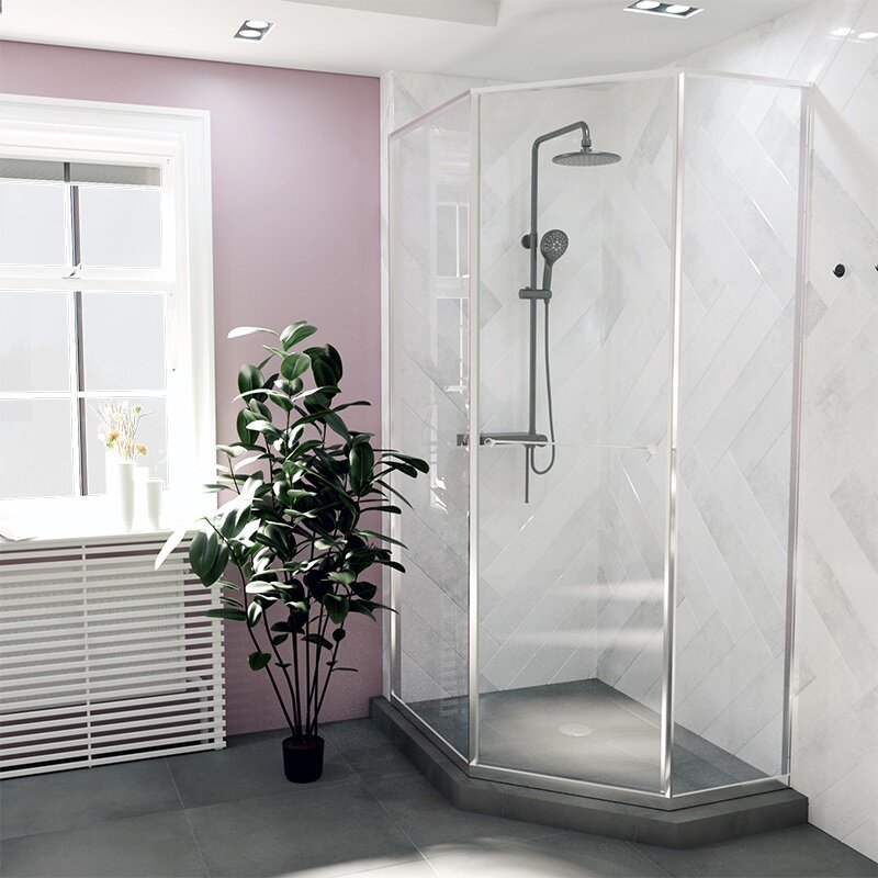 Изображение товара Душевой уголок Радомир Daria PN 120 х 80 см с раздвижными дверями