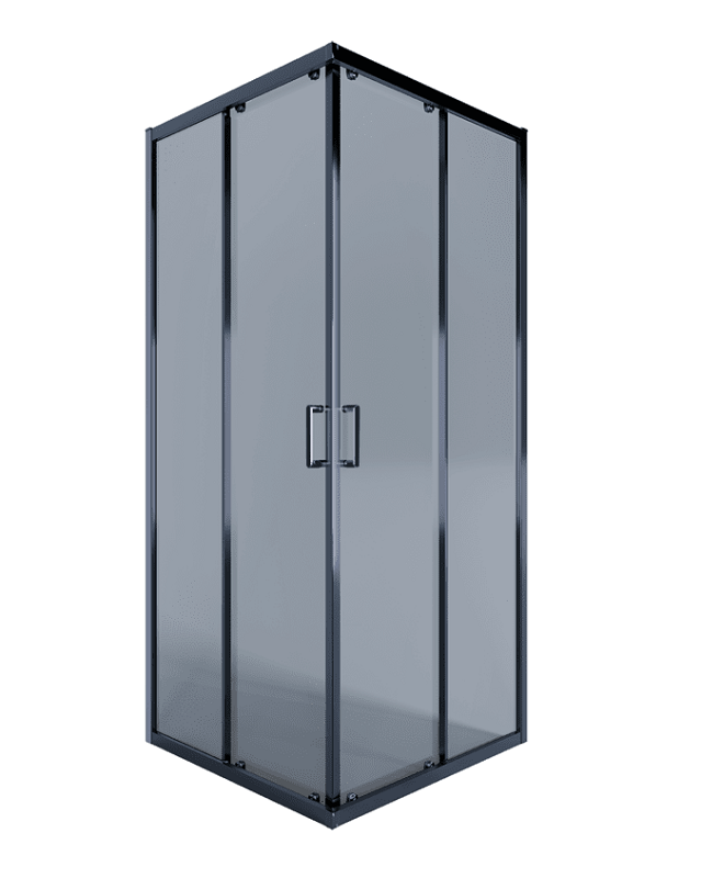 Изображение товара Душевой уголок Alex Baitler AB1490B4 90x90 см тонированное стекло, черный профиль Изображение товара Душевой уголок Alex Baitler AB1490B4 90x90 см тонированное стекло, черный профиль