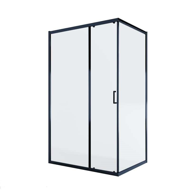 Изображение товара Душевой уголок Alex Baitler AB14120B1, 120 х 90 см, профиль черный, стекло прозрачное Изображение товара Душевой уголок Alex Baitler AB14120B1, 120 х 90 см, профиль черный, стекло прозрачное