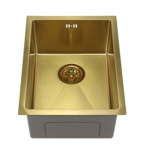 Изображение товара Мойка кухонная Melana ProfLine D5138HG золото, 38 см, нержавеющая сталь
