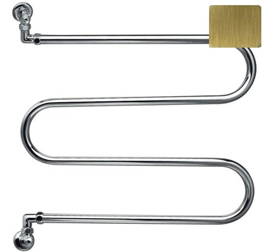 Изображение товара Полотенцесушитель водяной Margaroli Vento 400OB старая бронза