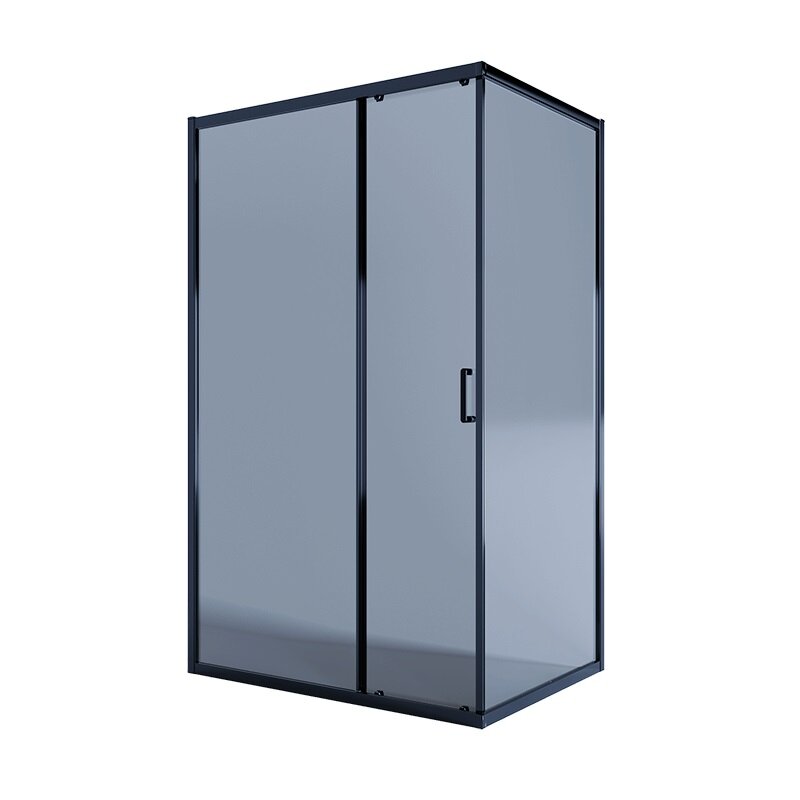 Изображение товара Душевой уголок Alex Baitler AB14120B4, 120 х 90 см, стекло тонированное, профиль черный