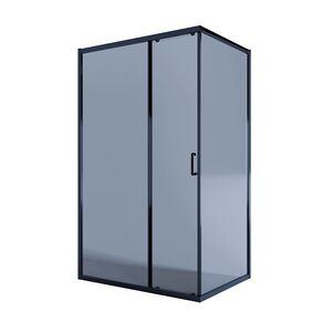 Изображение товара Душевой уголок Alex Baitler AB14120B4, 120 х 90 см, стекло тонированное, профиль черный