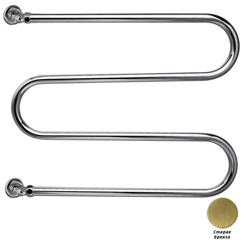 Изображение товара Водяной полотенцесушитель Margaroli Vento 402OB с бронзовым покрытием